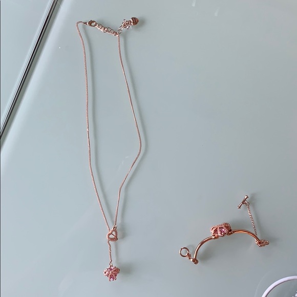 Heart Betsy Johnson Bracelet and Necklace - Picture 6 of 6